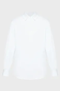 Женская белая рубашка FRONT SLIT Белый 42 Calvin Klein K20K208378