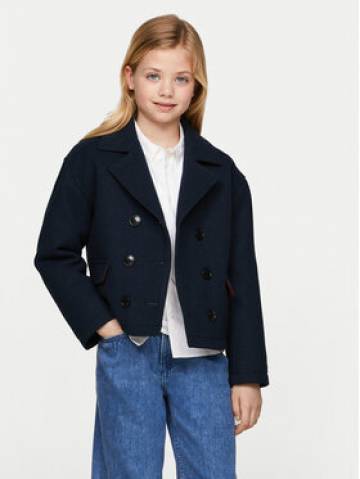 Tommy Hilfiger Демісезонний плащ KG0KG08053 Cиній Regular Fit Tommy Hilfiger Демісезонний плащ KG0KG08053 Cиній Regular Fit