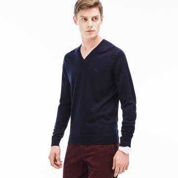 Lacoste светр чоловічий з V-вирізом Lacoste светр чоловічий з V-вирізом