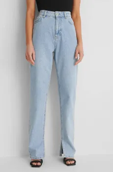 Женские голубые джинсы Голубой 34 NA-KD 1660-000140