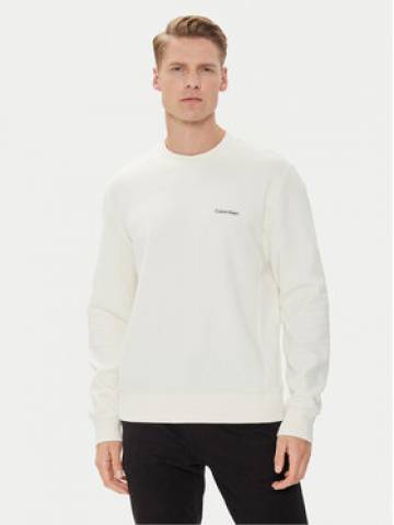 Calvin Klein Світшот Micro Logo K10K109926 Écru Regular Fit Calvin Klein Світшот Micro Logo K10K109926 Écru Regular Fit