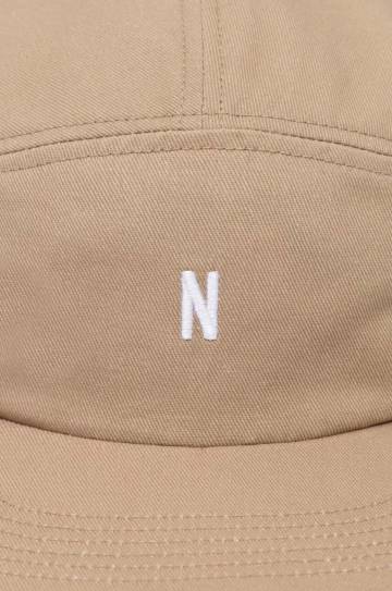 Хлопковая кепка Norse Projects Twill 5 Panel Cap цвет бежевый однотонная N80.0126.0966 Хлопковая кепка Norse Projects Twill 5 Panel Cap цвет бежевый однотонная N80.0126.0966