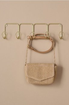 Вішалка для одягу - золотий