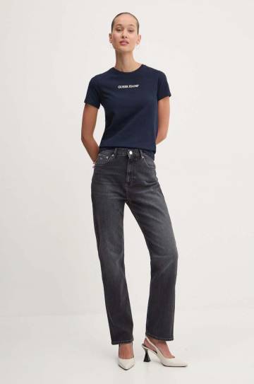 Футболка Guess Jeans женская цвет синий W4YI01 J1314 Футболка Guess Jeans женская цвет синий W4YI01 J1314