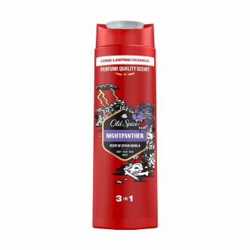 Гель для душа + шампунь Old Spice 3-в-1 Night Panther, 400 мл Гель для душа + шампунь Old Spice 3-в-1 Night Panther, 400 мл