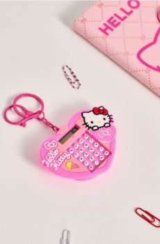 Брелок з калькулятором Hello Kitty - рожевий