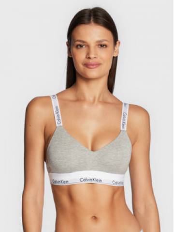 Calvin Klein Underwear Бюстгралтер без кісточок 000QF7059E Сірий Calvin Klein Underwear Бюстгралтер без кісточок 000QF7059E Сірий