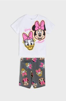 Бавовняний комплект Minnie Mouse - білий