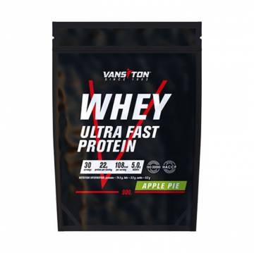 Протеин Vansiton Whey Ultra Fast Protein Яблочный пирог, 900 г Протеин Vansiton Whey Ultra Fast Protein Яблочный пирог, 900 г
