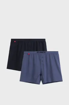 Мужские трусы (2 шт) Разноцветный XL Atlantic 2MBX-025