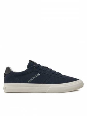 Tommy Hilfiger Снікерcи Th Hi Vulc Low Street Suede FM0FM05112 Cиній Tommy Hilfiger Снікерcи Th Hi Vulc Low Street Suede FM0FM05112 Cиній
