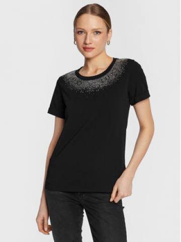 Liu Jo Sport Футболка TA3182 J5003 Чорний Regular Fit Liu Jo Sport Футболка TA3182 J5003 Чорний Regular Fit
