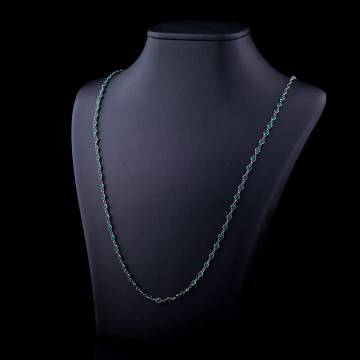 Серебряное колье с агатом 18493 Серебряное колье с агатом 18493