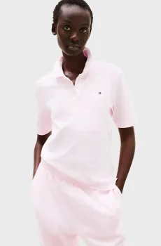 Женское розовое поло 1985 REG Розовый XS Tommy Hilfiger WW0WW43224