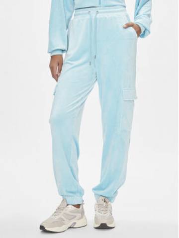 ONLY Штани з тканини 15310721 Блакитний Regular Fit ONLY Штани з тканини 15310721 Блакитний Regular Fit