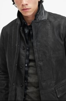 Кожаная куртка AllSaints SURVEY LTHR BLAZER
