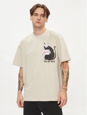 Only & Sons Футболка Banksy 22024752 Бежевий Relaxed Fit Only & Sons Футболка Banksy 22024752 Бежевий Relaxed Fit