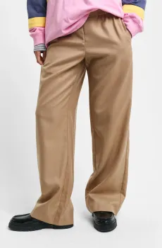 Женские бежевые шерстяные брюки PULL-ON Бежевый 40 Gant 4150329