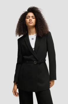 Женский черный жакет Черный 32 HUGO 50537559;001