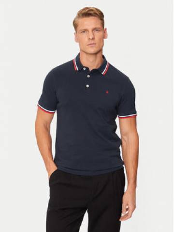 Jack&Jones Поло Paulos 12136668 Cиній Slim Fit Jack&Jones Поло Paulos 12136668 Cиній Slim Fit