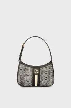 Женская черная сумка с узором CAROL Черный ONESIZE DKNY R43H5V84