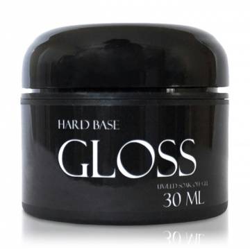 База для гель-лака Gloss Hard Base UV/LED Soak Off, 30 мл База для гель-лака Gloss Hard Base UV/LED Soak Off, 30 мл
