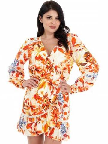 Guess Літня сукня Hafa W3GK34 WFCY0 Кольоровий Regular Fit Guess Літня сукня Hafa W3GK34 WFCY0 Кольоровий Regular Fit