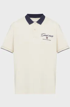 Мужское белое поло GRAPHIC Белый 3XL Gant 2014070