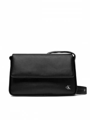 Calvin Klein Jeans Сумка Block Flap Shoulderbag25 Pu K60K611467 Чорний Calvin Klein Jeans Сумка Block Flap Shoulderbag25 Pu K60K611467 Чорний