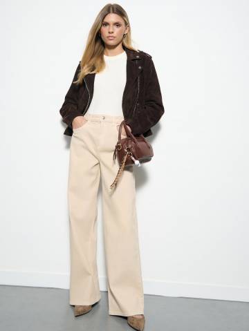 Mohito - Широкі джинси - бежевий - 32