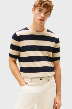 Мужской джемпер в полоску ESSENTIAL Разноцветный S Tommy Hilfiger MW0MW41950
