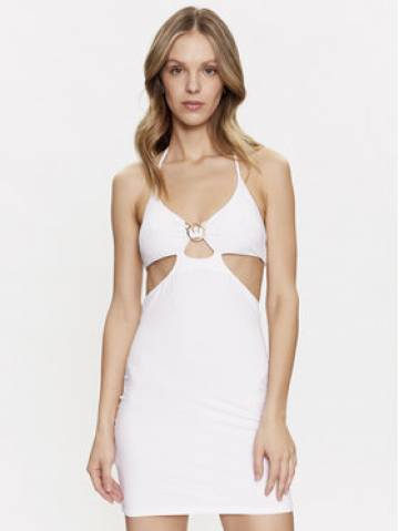 Pinko Літня сукня Attesa 101047 A0S7 Білий Slim Fit Pinko Літня сукня Attesa 101047 A0S7 Білий Slim Fit