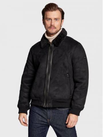 DKNY Демісезонна куртка DX9MS846 Чорний Regular Fit DKNY Демісезонна куртка DX9MS846 Чорний Regular Fit