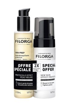 Набор для лица Filorga Skin-Prep (очищающее масло, 150 мл + энзимный очищающий мусс, 150 мл)