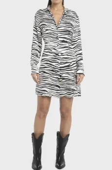 Женское платье с узором Разноцветный XS Replay W9106 .000.74950