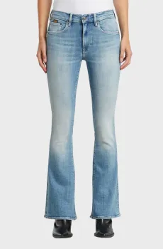 Женские голубые джинсы 3301 Flare Wmn Голубой 28-32 G-Star RAW D21290,D441