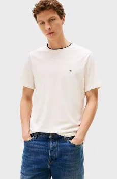 Мужская белая футболка COTTON MODAL TEE Белый XL Tommy Hilfiger MW0MW39368