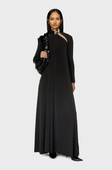 Женское черное платье D-LAVIE-KAF Черный XS Diesel A12540 0ALAD