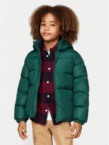 Tommy Hilfiger Пуховик Essential KB0KB08341 D Зелений Regular Fit Tommy Hilfiger Пуховик Essential KB0KB08341 D Зелений Regular Fit
