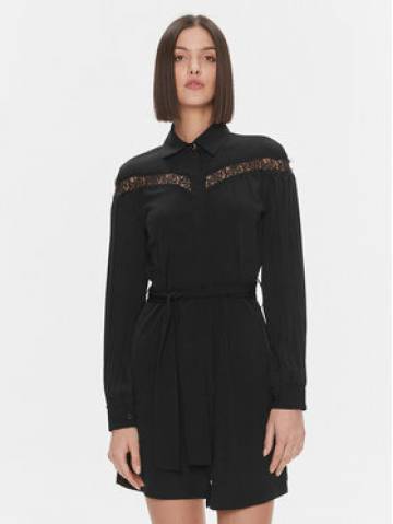 Liu Jo Сукня-сорочка MF3136 T9121 Чорний Regular Fit Liu Jo Сукня-сорочка MF3136 T9121 Чорний Regular Fit