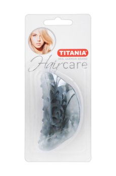 Заколка для волос Titania 9 см, светло-голубая, 1 шт (8018 B)