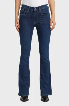 Женские темно-синие джинсы 3301 Flare Wmn Синий 25-32 G-Star RAW D21290,8968