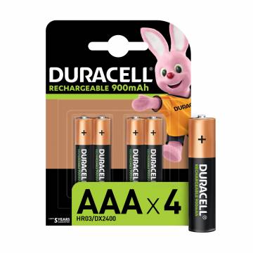 Аккумуляторы Duracell Recharge Turbo AAA 900 mAh, 4 шт Аккумуляторы Duracell Recharge Turbo AAA 900 mAh, 4 шт