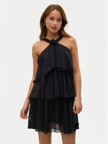 Vero Moda Коктейльна сукня Felicia 10329767 Чорний Regular Fit Vero Moda Коктейльна сукня Felicia 10329767 Чорний Regular Fit