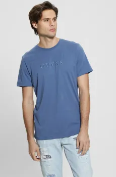 Мужская синяя футболка Синий S Guess M2BP47.K7HD0;G7HC