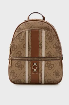 Женский бежевый рюкзак с узором ERENIA Бежевый ONESIZE Guess HWSO7838330