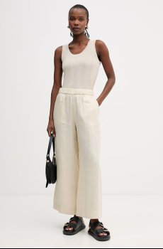 Льняные брюки MM by Max Mara CANNETI