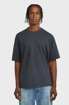 Мужская темно-синяя футболка Boxy base r t Синий XXL G-Star RAW D26817,D593