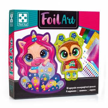 Набор для творчества Vladi Toys Foil Art Очаровательные животные, 23 детали, от 5 лет (VT4433-10) Набор для творчества Vladi Toys Foil Art Очаровательные животные, 23 детали, от 5 лет (VT4433-10)
