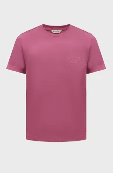 Женская розовая футболка REG TONAL SHIELD SS T-SHIRT Розовый XS Gant 4200262